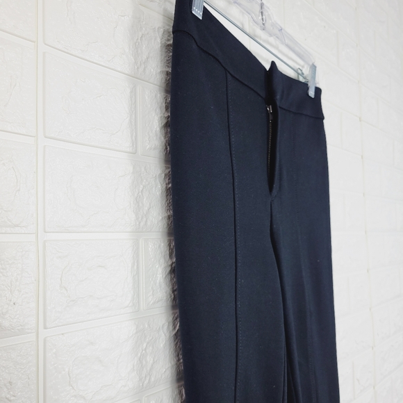 ANTHROPOLOGIE The Essential Slim Pants Ankle Zip | Black - Picture 8 of 13